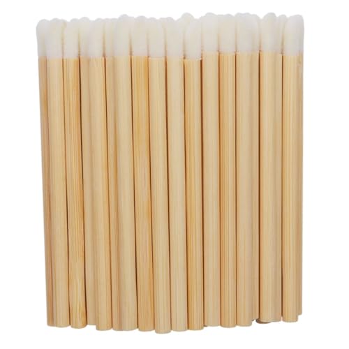 FOMIYES Makeup Brush Set 100pcs Disposable Lip Brush Easy to Use Lipstick Applicator for Birthday