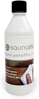 Sauna Paraffin Oil, Odorless Sauna Wood Oil 500ml (16.9 oz)
