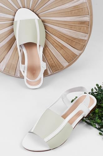 Image of SilverArrow womens Voyaga Flat Sandal, Fashion Sandals with Strap, Suitable for Fusion Outfit
