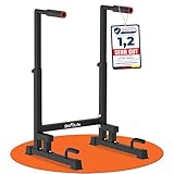 DH FitLife Dip Barren 2026 Neu höhenverstellbar 100–130 cm stabil bis 200kg, Dip Station Parallettes für Calisthenics Krafttraining Zuhause Home Gym