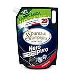 Spuma di Sciampagna - Detersivo Lavatrice Nero Puro, Formula Concentrata con Azione Ravviva Colori Scuri, Igienizzante con 84% di Ingredienti Biodegradabili - 1305 ml, 29 Lavaggi