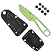 ESEE Izula Fixed Blade Knife w/Molded Polymer Sheath and Clip Plate (Venom Green/Black Sheath)