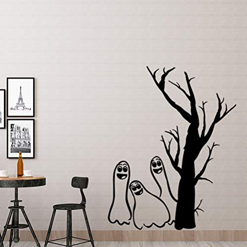 Bestoyard 1Pc Carved Halloween Dead Tree Devil Room Bedroom Decorating Wall Stickers Creative Diy Removable Wall Decoration Mural Decals For Home Bar Party Decoration For Halloween Party Supplies #TOP3
