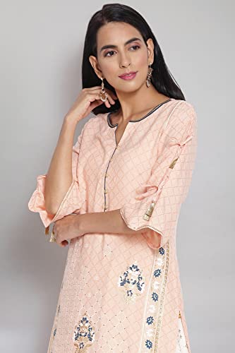 Image of Aurelia Women's Rayon Printed Regular Kurta