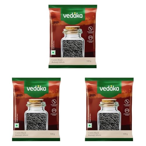 Image of Amazon Brand - Vedaka Cumin Black (Kalonji) whole, 100 g (Pack of 3)