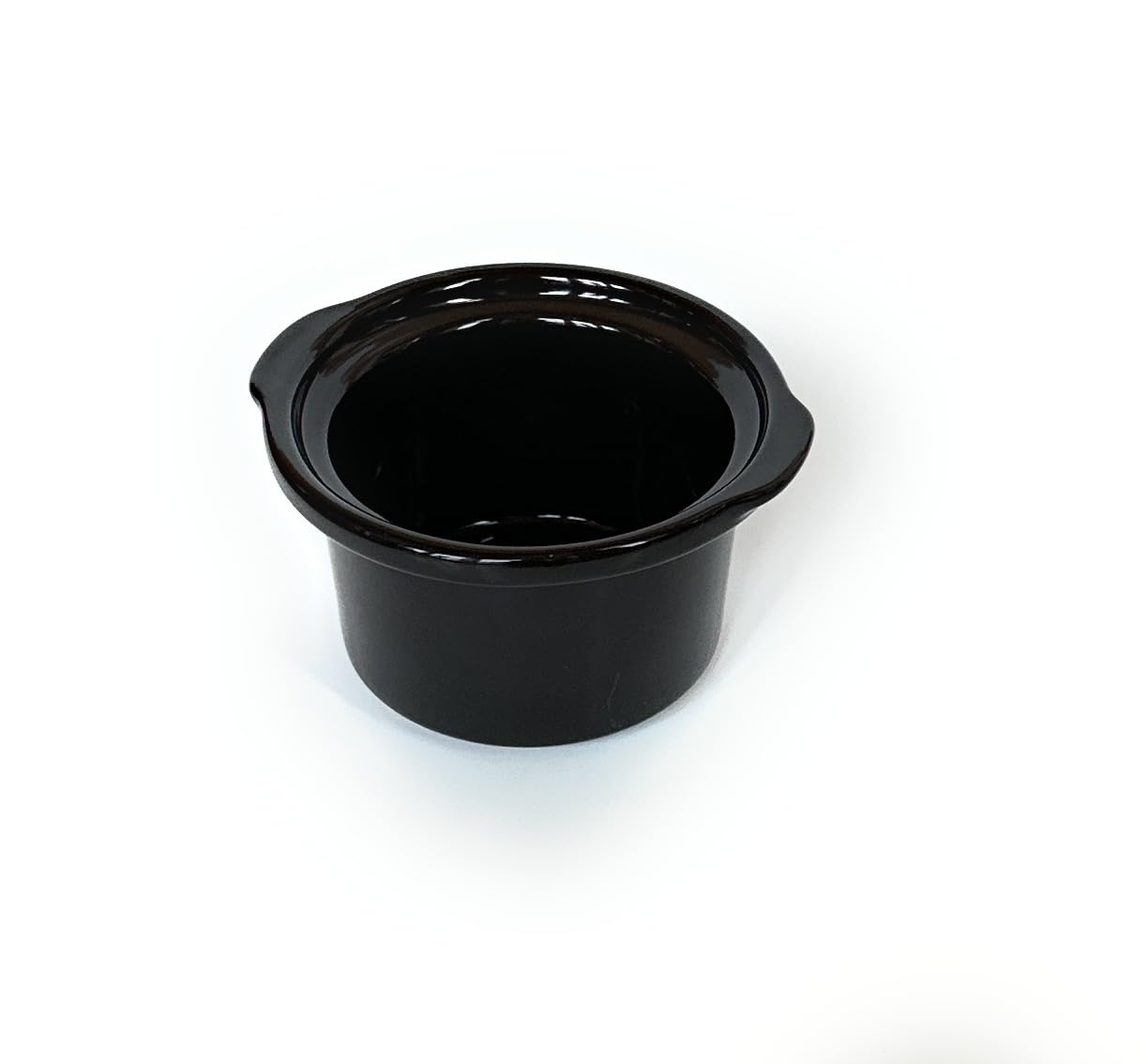 Mini Ceramic Pot Replacement ONLY Compatible with Kooc Slow Cooker & Qvin Slow Cooker 0.65 qt Capacity