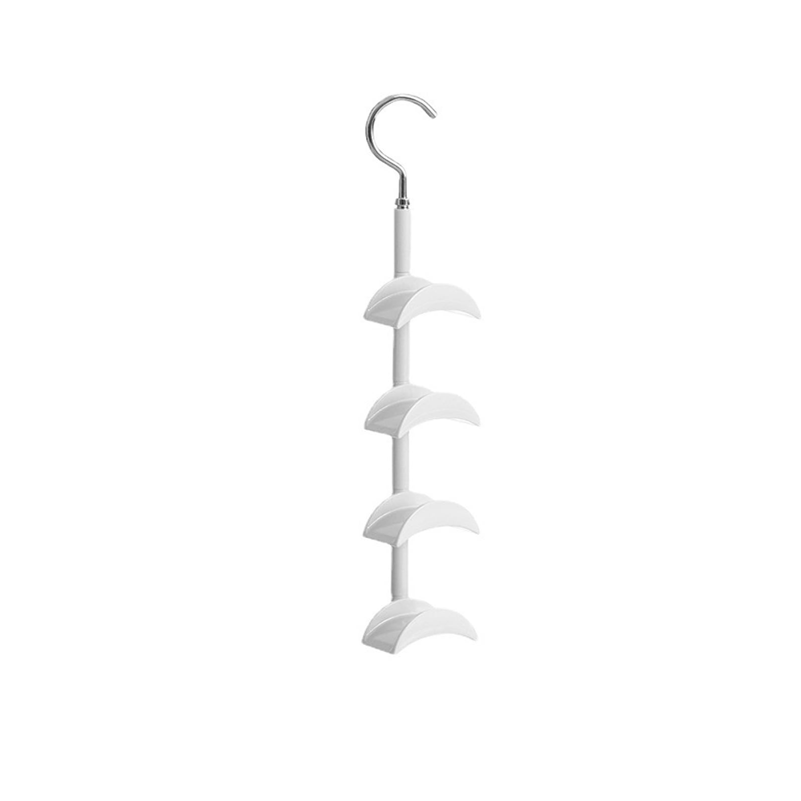 Rotating Purse Hanger with 4 Hooks Space Saving Closets Organizers for Bags Belts Jewelry 22 Pounds Load Capacity Handbag Storage Hanger with Straps