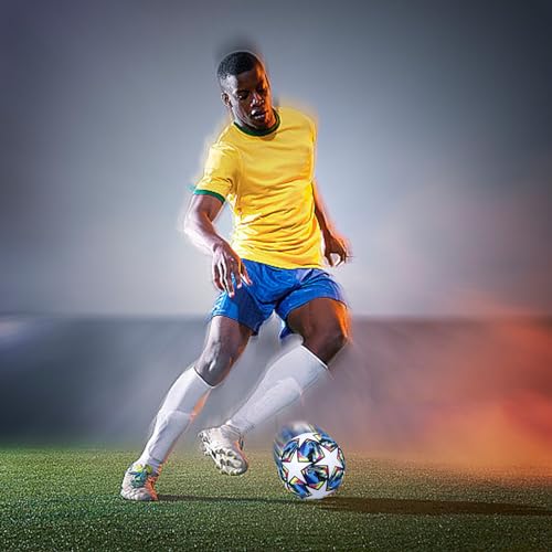 Championsleague Ball,Balón de Fútbol Tamaño 5 para Niños y Adultos,Balón de Fútbol de Partido conTamaño Estándar y Tamaño Oficial - imagen 4