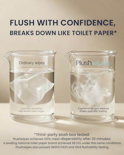 Image of Go Flushable Wipes Travel Packs, 24 Packs, Fragrance Free