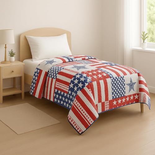 GX GARGIX Trapuntino Copriletto Trapuntato Primaverile Bicolore Double Face Leggero