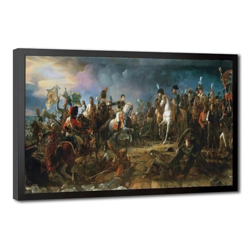 Peinture La Bataille d'Austerlitz par François Gérard, affiche sur toile déco 20x30 cm