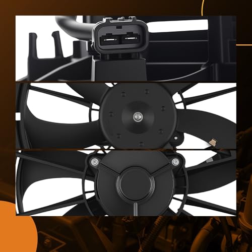 Image of maXpeedingrods 611560 A /C Condenser Cooling Fan for Honda Odyssey 2018-2023 Passenger Side, HO3113143 38611RV0A01 38615RV0A01
