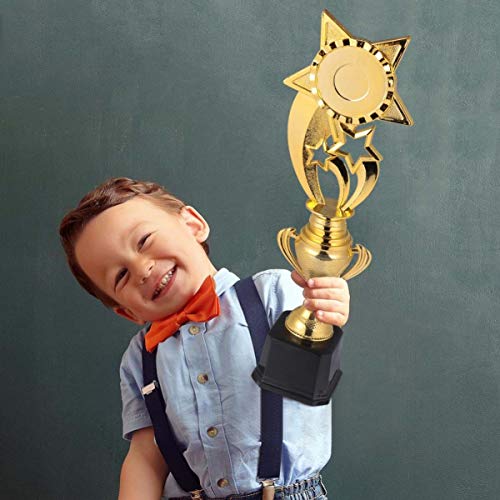 Toddmomy Gold Star Trophy Competion Trophy Award Cerimônia Troféu Troféu de Plástico Awards para Cri