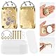 Mikro Blumenpresse, Metall-Blumenpresse mit 20 Transparenten Lesezeichen, Mini Blumenpressen Set für Erwachsene und Kinder, Pflanzenpresse für Naturliebhaber, Handwerksbegeisterte und DIY Bastelset
