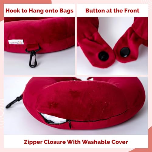 Image of GoTrippin Weight Machine for Luggage - 50 kg capacity, Steel body, Lifetime replacement - Luggage Weighing Scale for travel, flights, bags & baggage (Silver) (Luggage Scale + Neck Pillow)