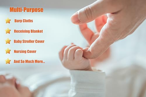 Cotton Flannel Receiving Blankets Baby 8 Pcs, Baby Swaddle Blankets, Infant Flannel Blanket 30 X 30 Inch for Boy Girl (Style3)2