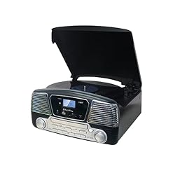 TechPlay ODC35BT with Bluetooth, 3 Speed Turntable Programmable MP3 CD Player, USB/SD, Radio & Remote Control - Les Beatles, Paul McCartney, John Lennon, RIngo Starr, George Harrison