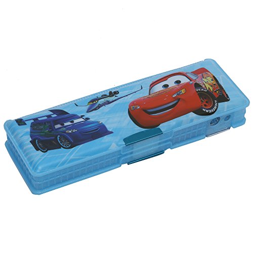 Wembley Double Sided Pencil Box for Kids with Sharpener for Boys and Girls