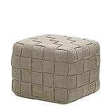  Cane-Line - Cube Hocker Soft Rope (Taupe)