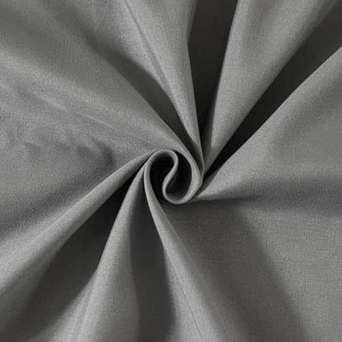 Image of Bed Skirt Queen Size 16 Inch Drop Ruffled Bed Skirt with Split Corners | Bed Skirt with Platform, Soft and Stylish 100% Microfiber, Grey