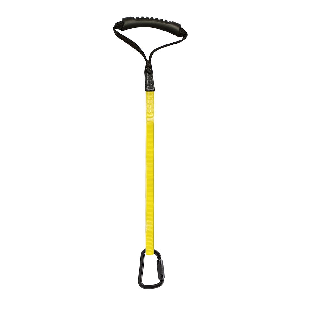 Fusion Pets 6ft 72"x1" Dielectric Military Tactical Police K9 5000lbs Rated Hunting Guard Dog Rubber Handle Leash Canine Yellow