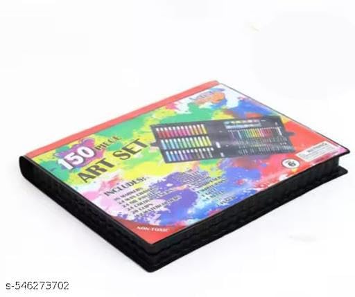 KENYS 150 Pieces Water Colorr Pen Crayon Oil Pastel Painting Drawing Tool Art Stationery Set, Colorr Pencil, Best Great Gift for Kids (150) 3