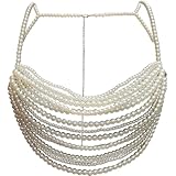 Citybabyパールボディチェーンコルセットトップスレディースファッション衣料品アクセサリーパーティーイベント結婚式 [並行輸入品]