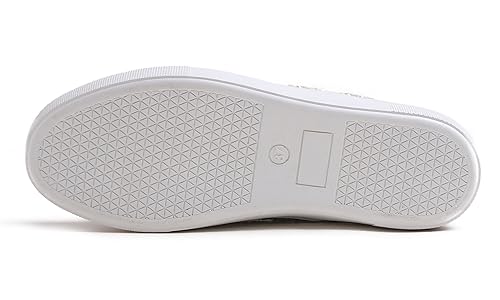 Image of FEVERSOLE Women's Fashion Dress Sneakers Party Bling Casual Flats Embellished Shoes