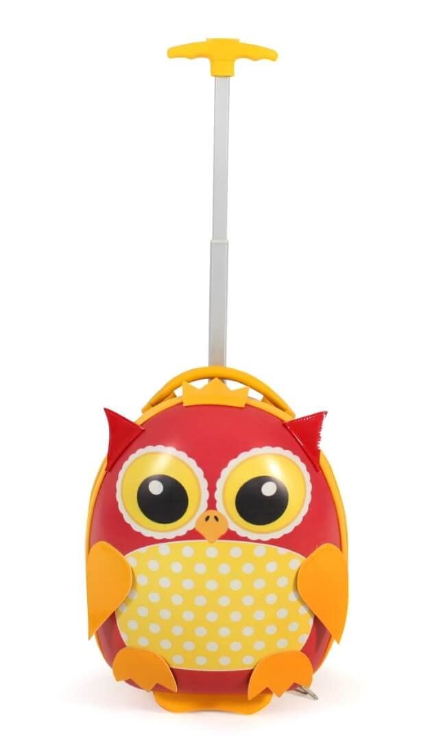 Bayer Chic 2000 wózek dziecięcy, twarda obudowa, bagaż dziecięcy, 40 cm, 12 litrów, sowa