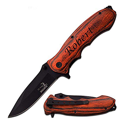 Elk Ridge Free Engraving - Quality Pocket Knife (ER-160BW) - Elk Ridge