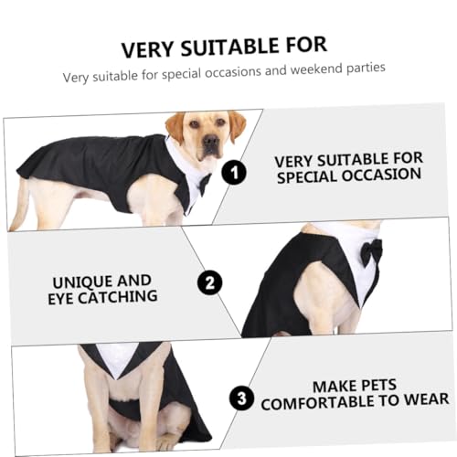 Disfraz de Esmoquin para Perros Talla M miniatura 6