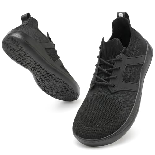 CFVKPT Mens Barefoot Dress Shoes Wide Toe Box Slip On Oxfords Running Sneakers Size 6.5-12