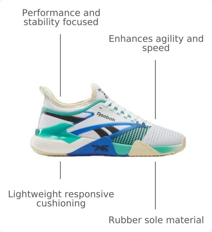 Image of Reebok Mens Nano Court Sport Men's Pickleball Or Tennis Shoes for Men