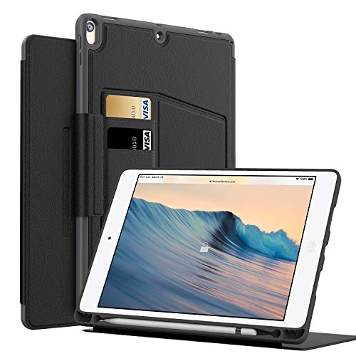 Buy 1 get 1 🔥 BeeFly iPad Air 3rd Generation Case 2019 / iPad Pro 10.5 Case, 8 Viewing Angles Magnetic Stand + Apple Pencil Holder + Auto Wake/Sleep + Heavy Duty Rugged Full Protective Case-Black