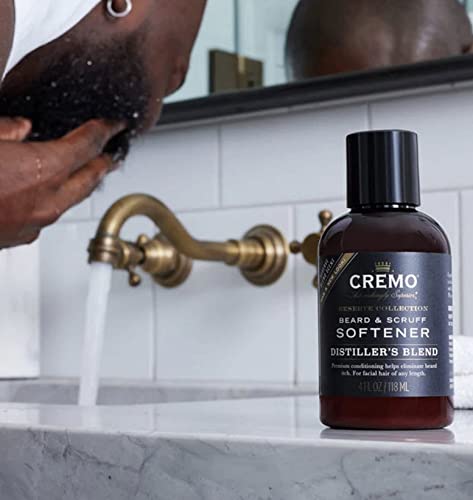 Cremo Reserve Blend Beard Scruff Softener Softens And Conditions Coarse Facial Hair Of All Lengths In Just 30 Seconds - Black, 4 Fl Oz #TOP3