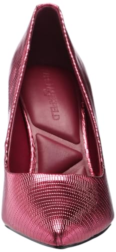 Image of Karl Lagerfeld Women's Royale Snake Textured Dress Pump
