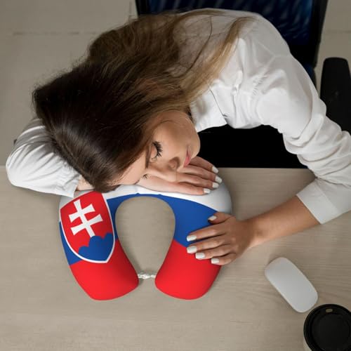 Almohada de viaje viscoelástica en forma de U cervical miniatura 6