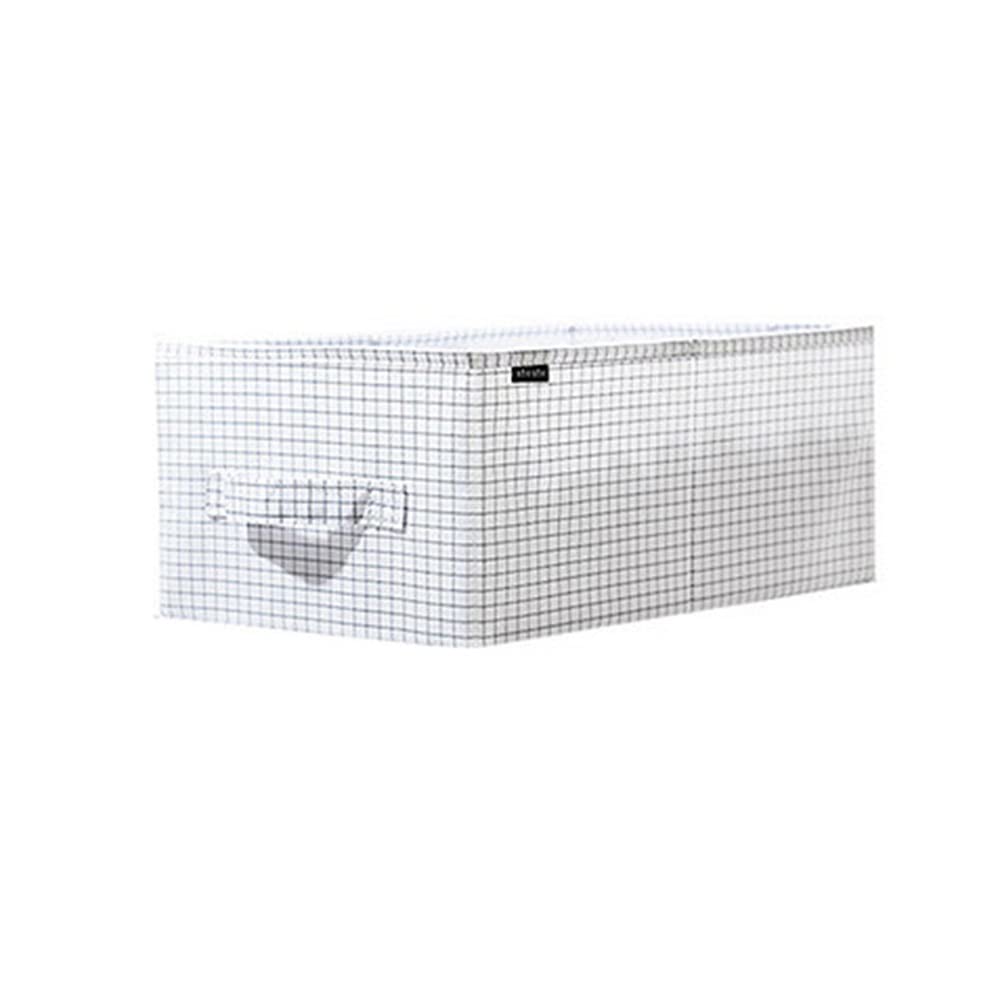 ETRGFTHU Clothes Storage Box Household Large-capacity Foldable Wardrobe Sundries Storage Drawer Storage Environmentally Friendly and Tasteless(Black and white,40cm*25cm*17cm)