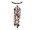 Woodstock Chimes Signature Collection, Moonlight Waves, 34'' Copper Decor Designs - Coastal Gifts Wind Chimes for Outdoor, Patio, Home or Garden Décor (MW)