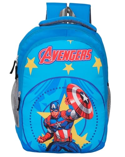 Image of 30L School Bag Plush Backpack, Cartoon Print Backpack, Preschool Bags for Boys & Girls (3-7 Years) for Nursery to 2nd Class Kids - Lightweight, Padded Straps