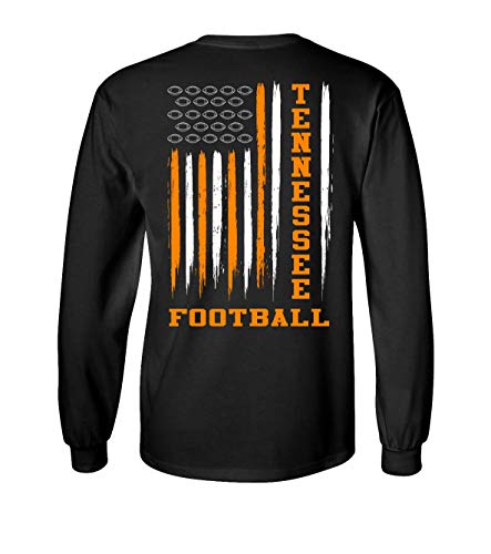 Football Team Color American Flag Long Sleeve Unisex T-Shirt