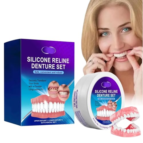 Silicone Reline Denture Set Dental Relining Kit for Dentures Silicone Material