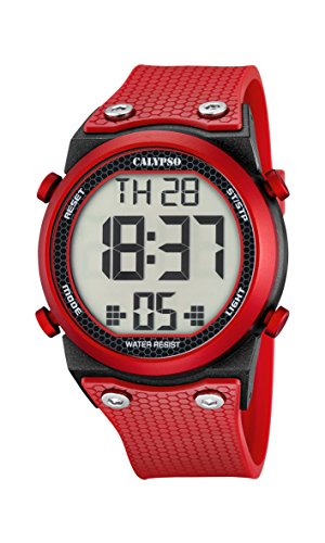 Preisvergleich Produktbild Calypso Unisex Digital Uhr mit Plastik Armband K5705 / 5