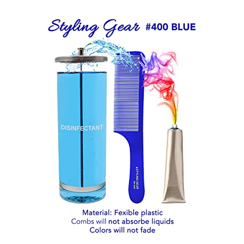 Peines Styling Gear 400 Azul, 2 unidades flexibles miniatura 3