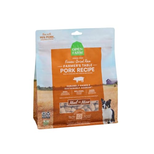 Open Farm, Freeze Dried Raw Dog Food, Morsels with 95%