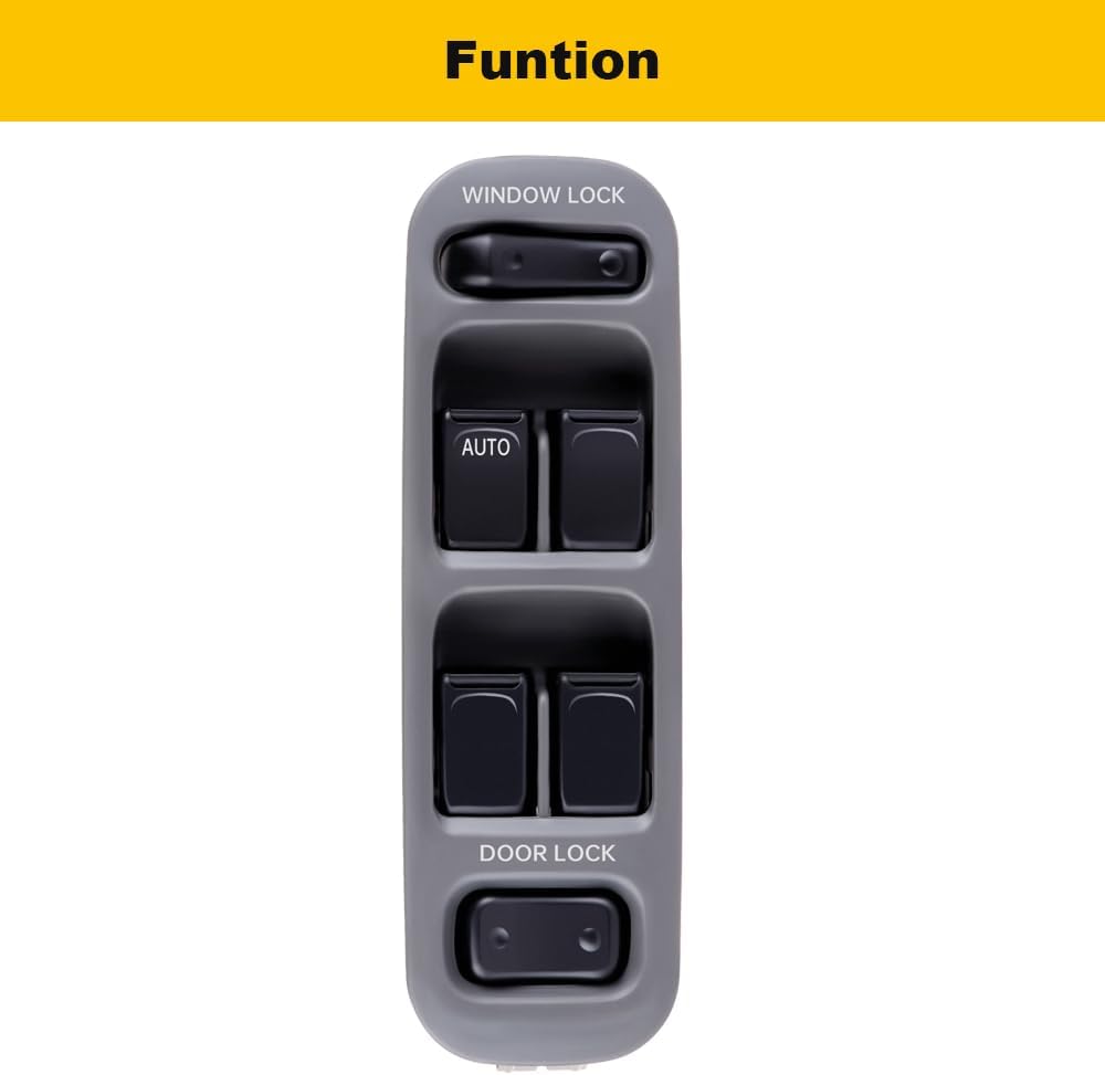 OCPTY Power Window Master Control Switch for Suzuki Vitara, Grand Vitara, XL-7 1999-2006 - Driver Side Replacement 3799065D10T01