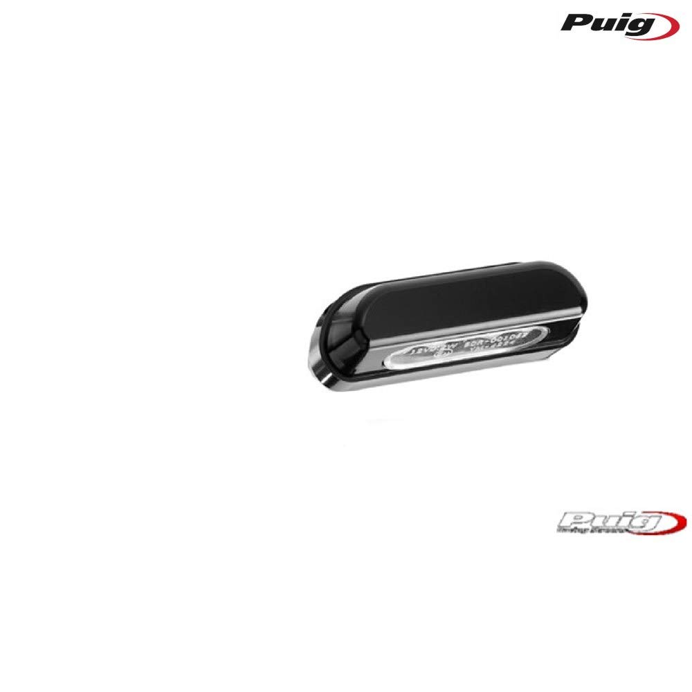 Puig 4645N Grupo Iluminación Led compacto homologado con diseño eficiente y alta visibilidad para integración en motocicleta, Negro