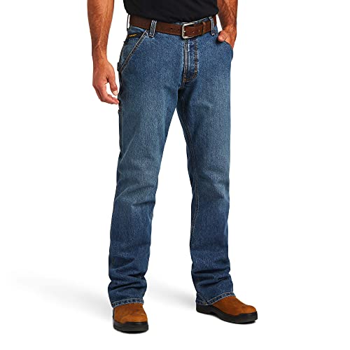 Ariat Men's Rebar M4 Relaxed Durastretch Workhorse Boot Cut Jean