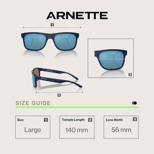 ARNETTE Khim AN4341 Square Sunglasses for Men +BUNDLE with ACCESSORY EYEWEAR KIT4
