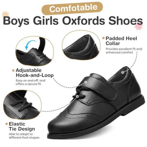 GINNI Toddler Boy Girl Dress Shoes, Little Kids Comfortable Wingtip Oxfords by GINNI - Used condition - Image 7
